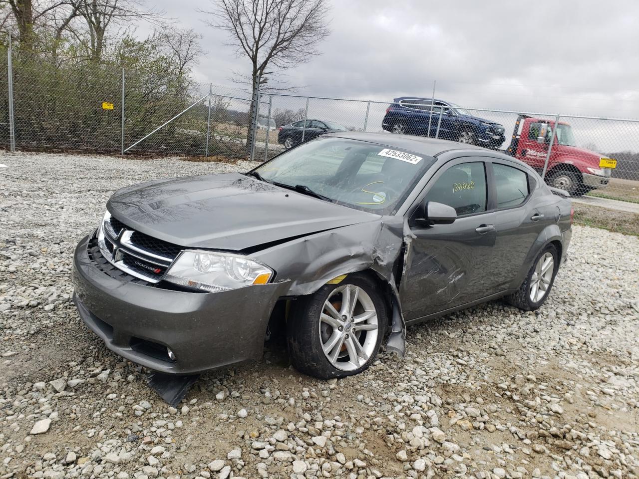 Photo 2 from auction – 2012 DODGE AVENGER SX with VIN 1C3CDZEG2CN253196