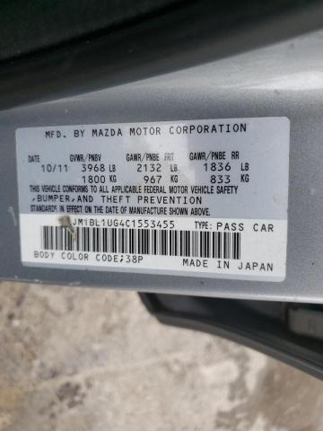 Photo 10 from auction – 2012 MAZDA 3 I with VIN JM1BL1UG4C1553455