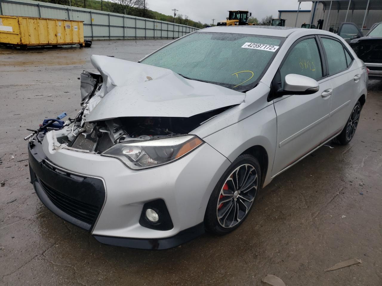 Photo 2 from auction – 2015 TOYOTA COROLLA L with VIN 2T1BURHE2FC432945