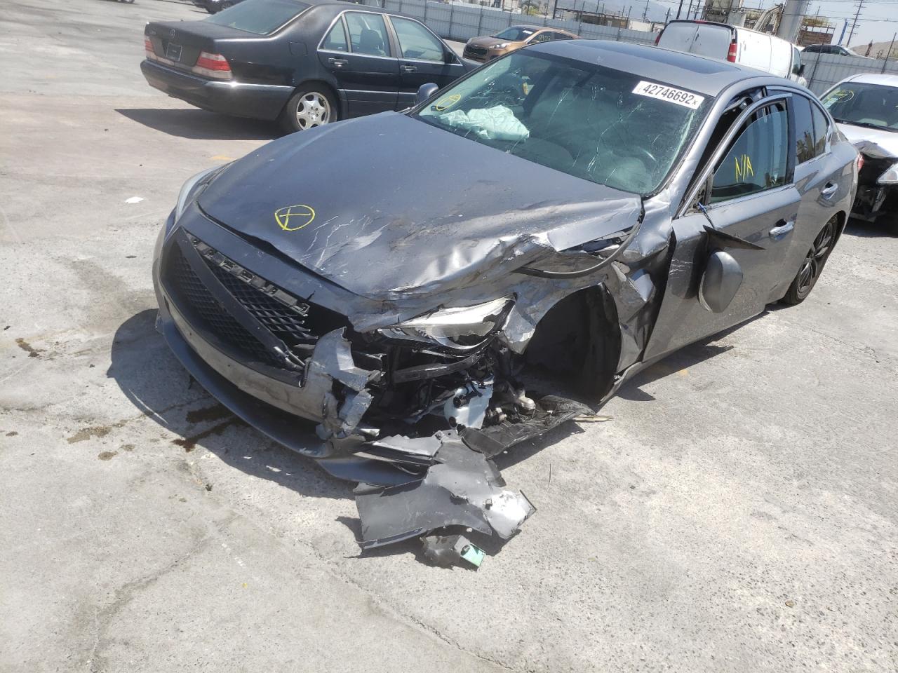Photo 9 from auction – 2015 INFINITI Q50 BASE with VIN JN1BV7AP0FM350926