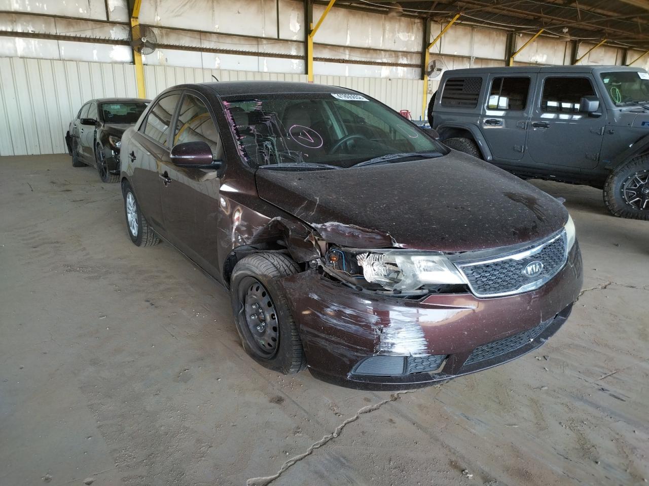 KIA FORTE EX 2011 with VIN KNAFU4A20B5358658 - Photo from auction