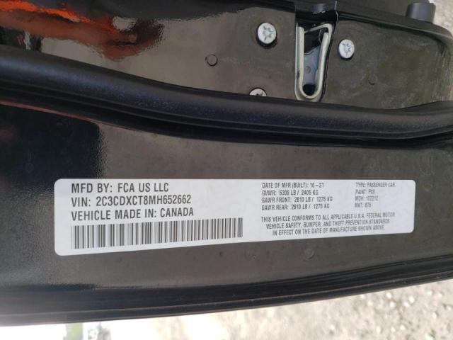 Photo 10 from auction – 2021 DODGE CHARGER R/ with VIN 2C3CDXCT8MH652662