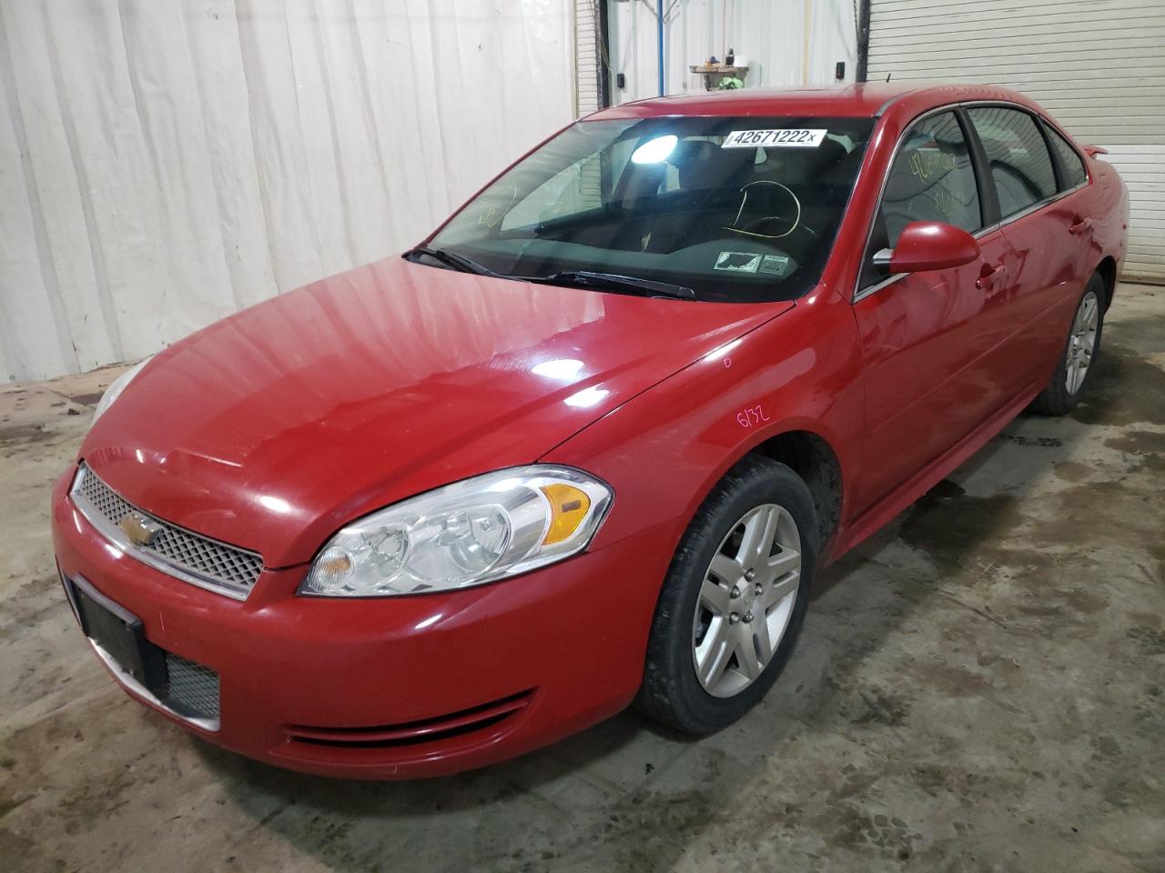 Photo 2 from auction – 2012 CHEVROLET IMPALA LT with VIN 2G1WB5E35C1144553