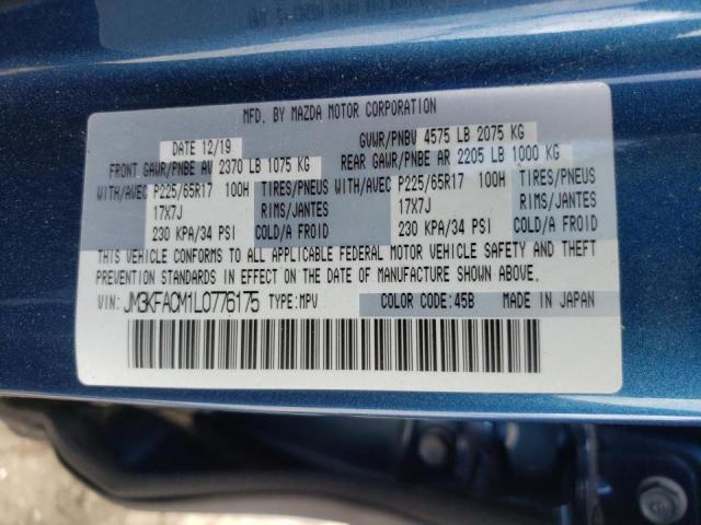 Photo 10 from auction – 2020 MAZDA CX-5 TOURI with VIN JM3KFACM1L0776175