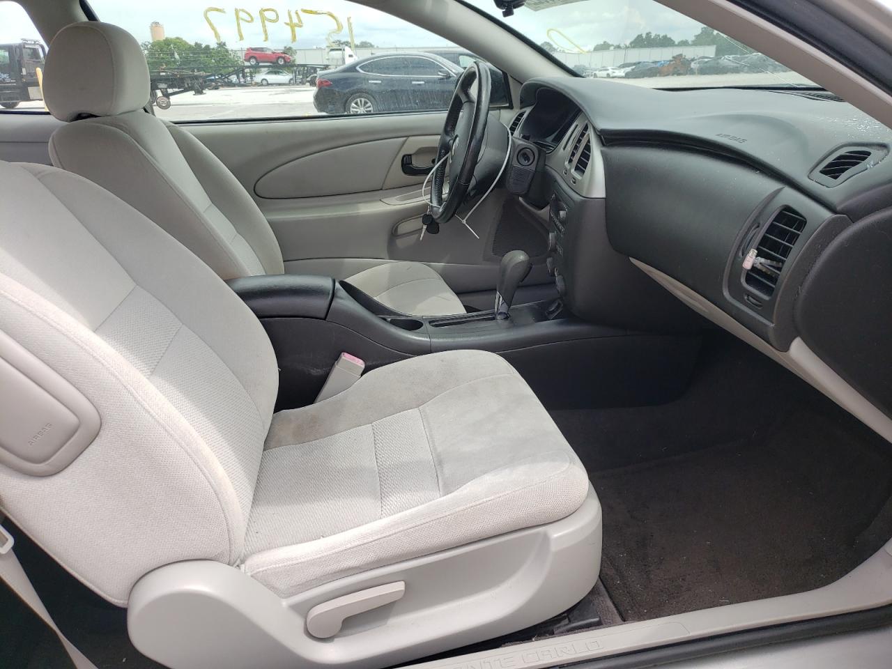 Photo 5 from auction – 2007 CHEVROLET MONTE CARL with VIN 2G1WK16K879362086