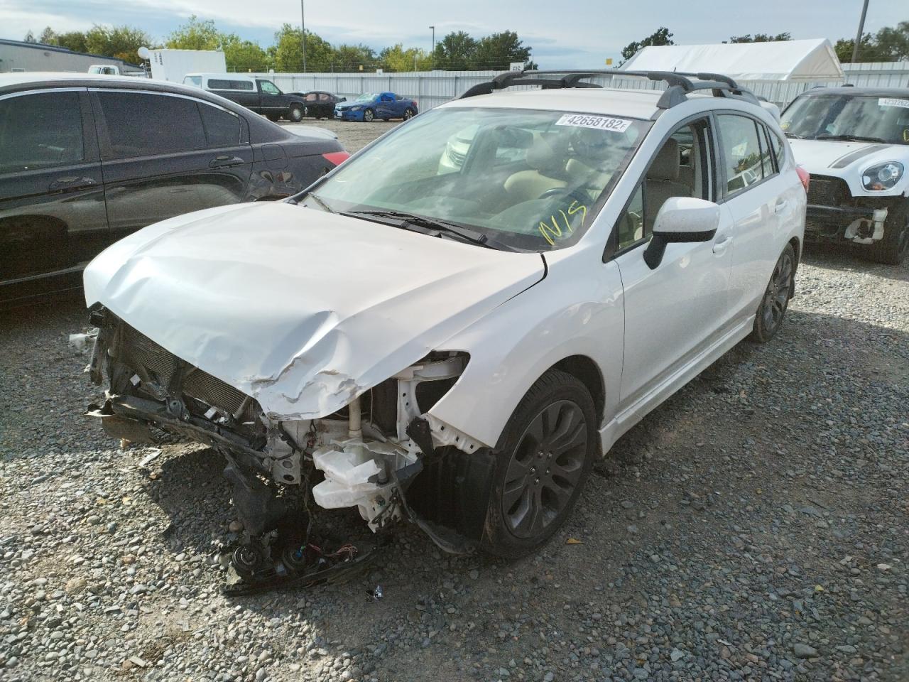 Photo 2 from auction – 2013 SUBARU IMPREZA SP with VIN JF1GPAL64D2866302
