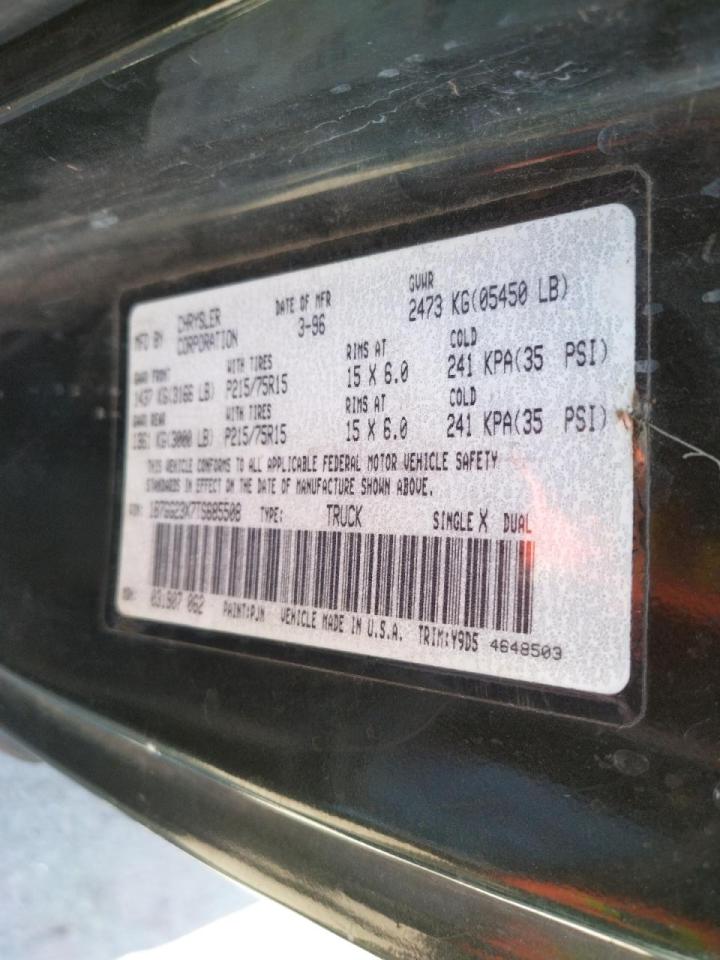 Photo 10 from auction – 1996 DODGE DAKOTA with VIN 1B7GG23X7TS685508