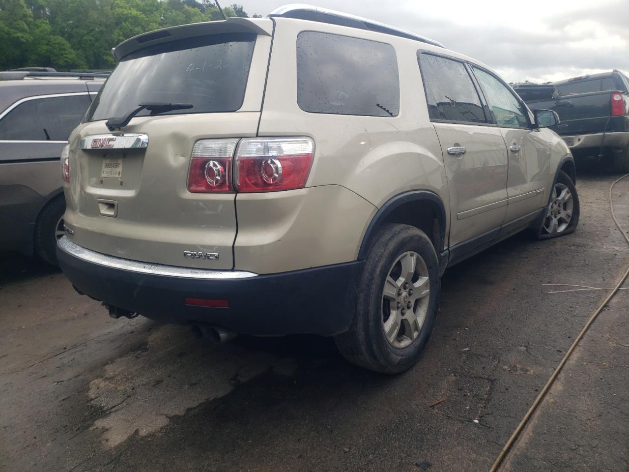 Photo 4 from auction – 2007 GMC ACADIA SLE with VIN 1GKEV137X7J123688