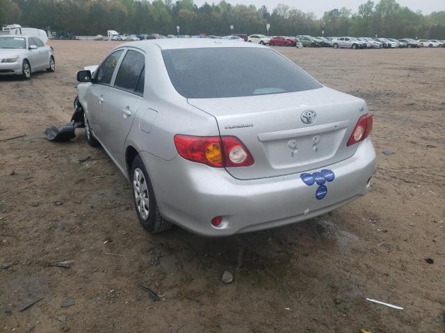 Photo 3 from auction – 2009 TOYOTA CARROLLA with VIN 2T1BU40E29C158939