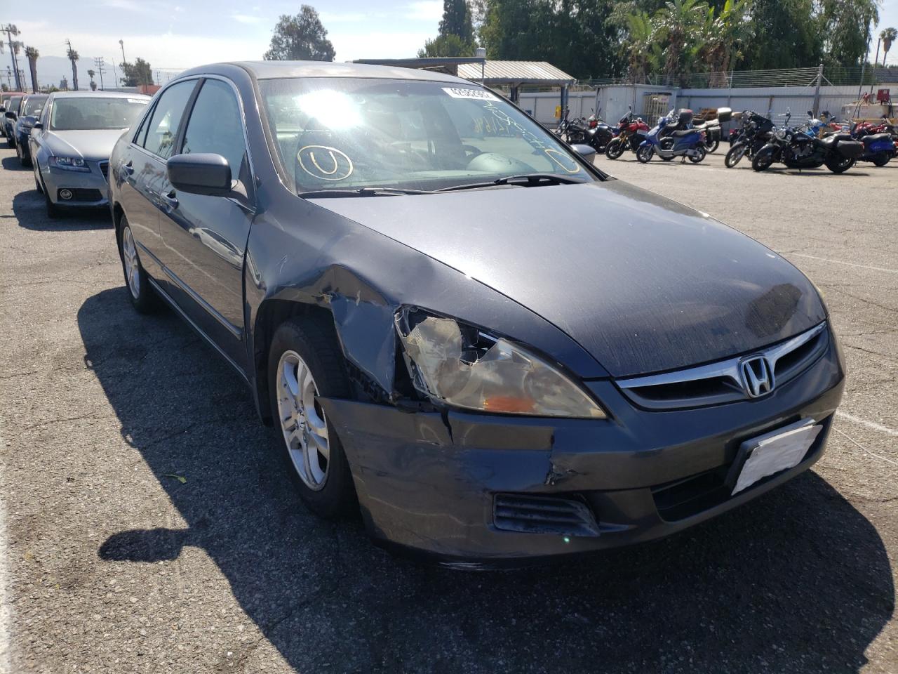 HONDA ACCORD EX 2006 with VIN JHMCM56876C009666 - Photo from auction
