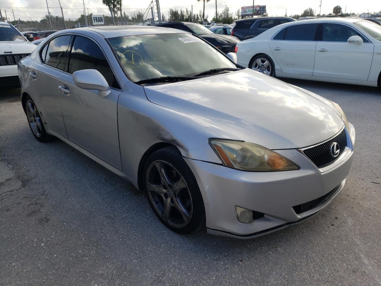 LEXUS IS 250 2007 with VIN JTHBK262872034787 - Photo from auction