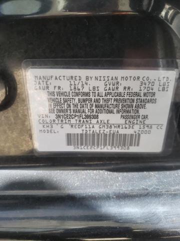 Photo 10 from auction – 2015 NISSAN VERSA NOTE with VIN 3N1CE2CP1FL399308