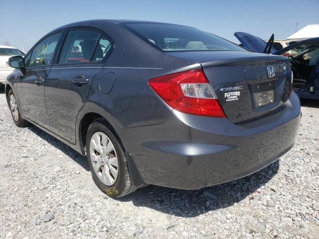 Photo 3 from auction – 2012 HONDA CIVIC LX with VIN 19XFB2F51CE020286