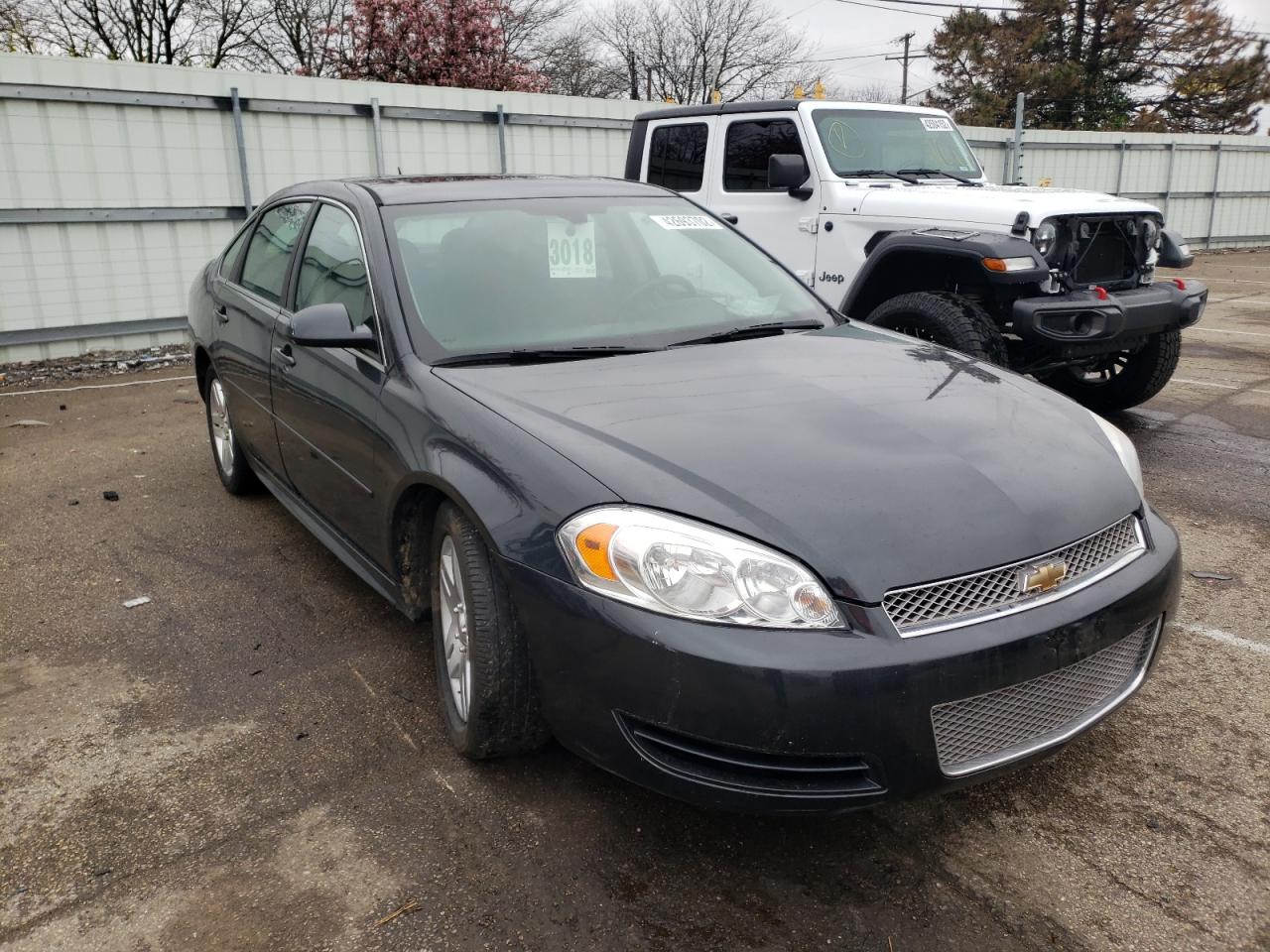 CHEVROLET IMPALA LT 2012 with VIN 2G1WG5E38C1308413 - Photo from auction