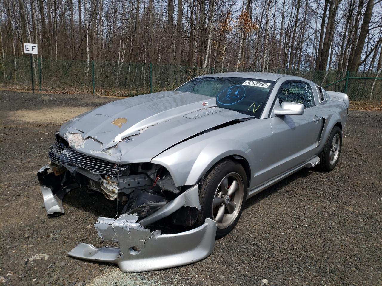 Photo 2 from auction – 2007 FORD MUSTANG with VIN 1ZVFT80N575353209