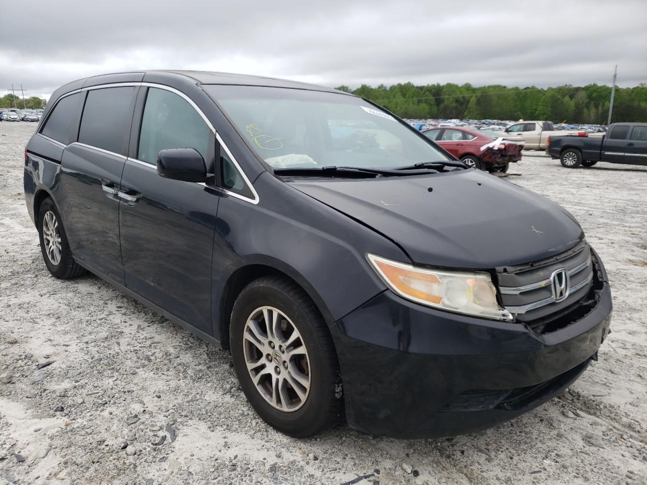 HONDA ODYSSEY EX 2011 with VIN 5FNRL5H62BB038497 - Photo from auction