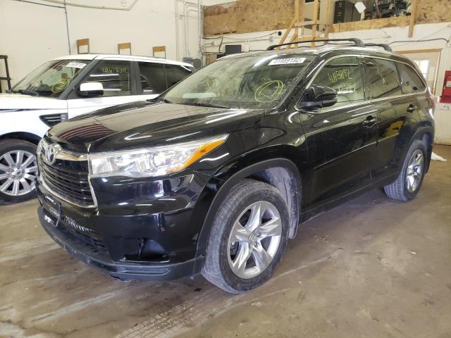 Photo 2 from auction – 2015 TOYOTA HIGHLANDER with VIN 5TDDKRFH7FS179320