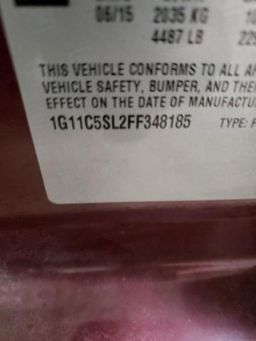 Photo 10 from auction – 2015 CHEVROLET MALIBU 1LT with VIN 1G11C5SL2FF348185