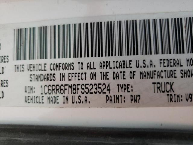 Photo 10 from auction – 2015 RAM 1500 ST with VIN 1C6RR6FM8FS523524