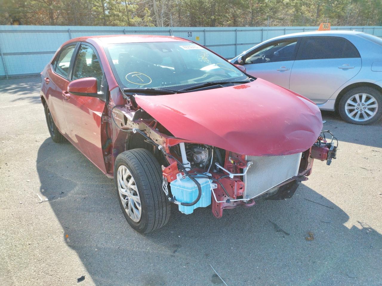 TOYOTA COROLLA L 2018 with VIN 2T1BURHE6JC006801 - Photo from auction