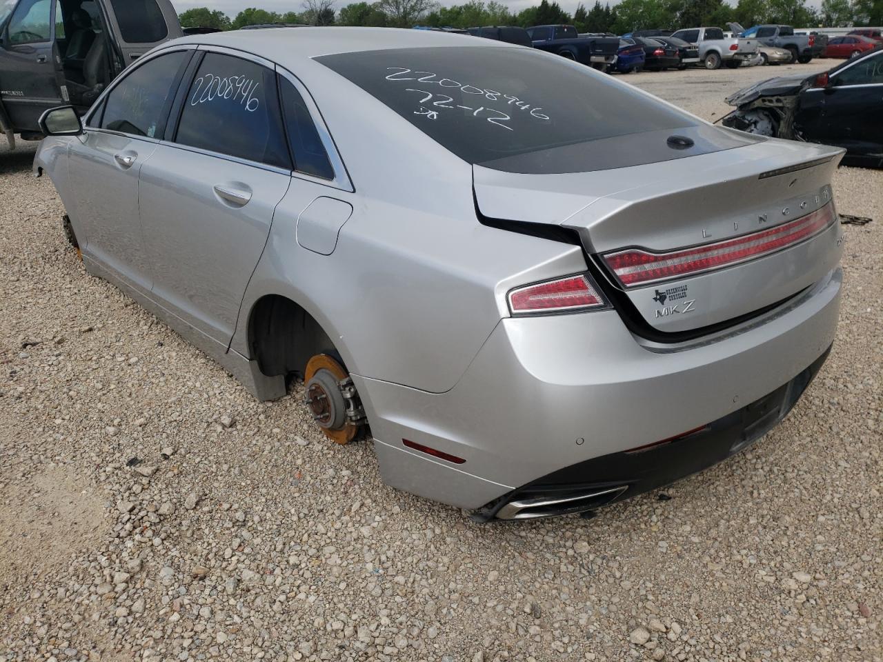 Photo 3 from auction – 2014 LINCOLN MKZ with VIN 3LN6L2G97ER816658
