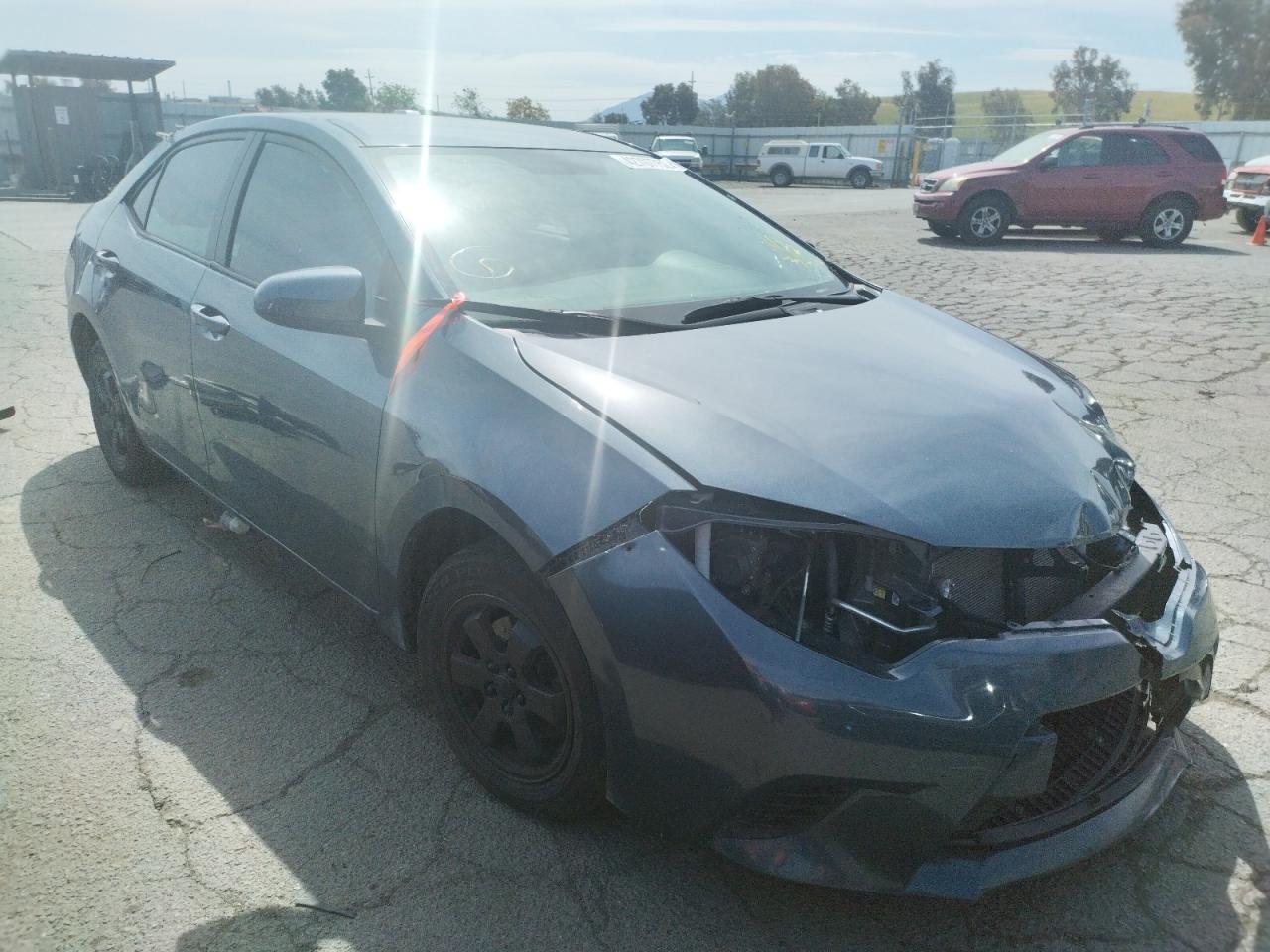 TOYOTA COROLLA L 2014 with VIN 2T1BURHEXEC057420 - Photo from auction