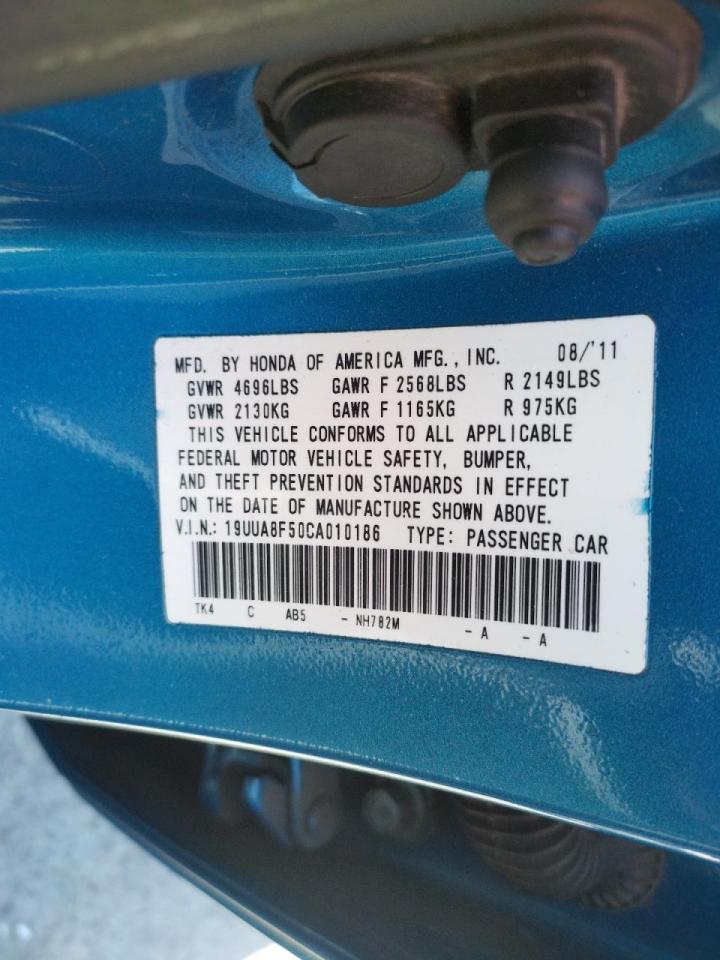 Photo 10 from auction – 2012 ACURA TL with VIN 19UUA8F50CA010186