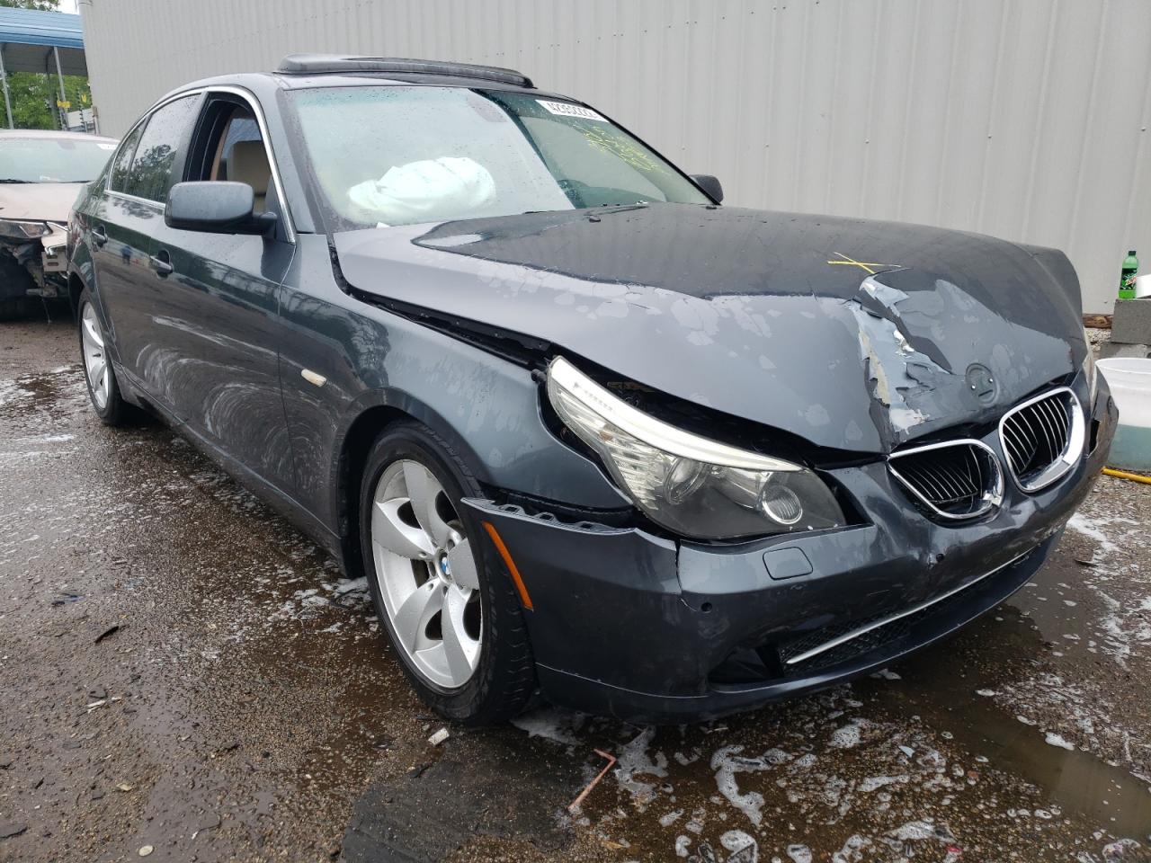 BMW 528 I 2008 with VIN WBANU53588CT13237 - Photo from auction