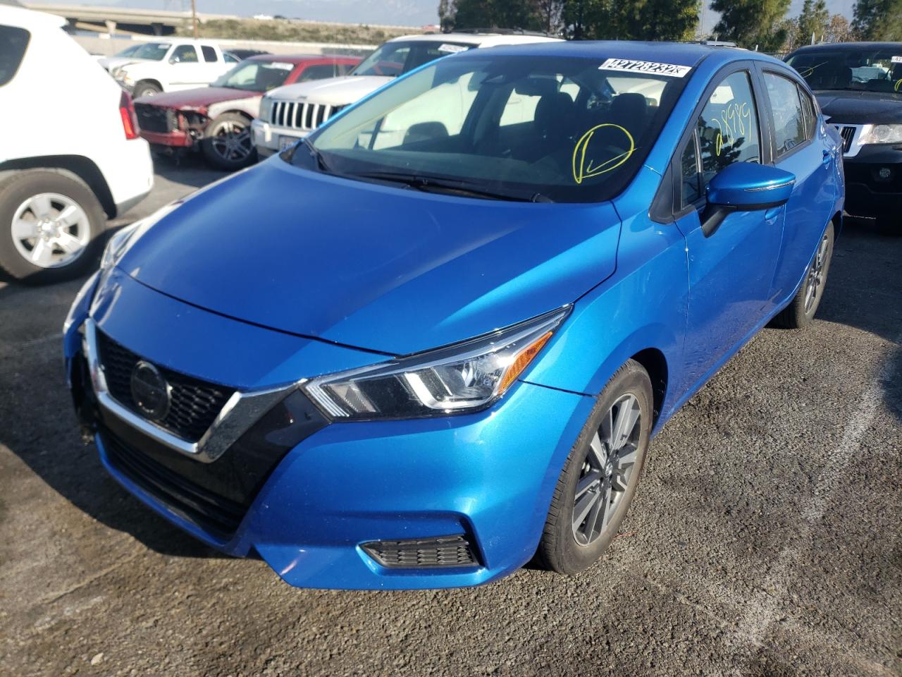 Photo 2 from auction – 2021 NISSAN VERSA SV with VIN 3N1CN8EV3ML877885