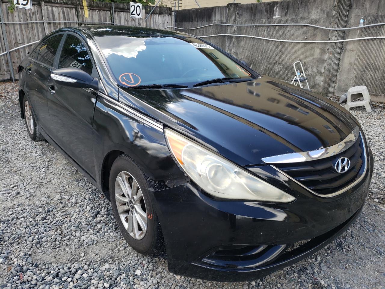 Photo 1 from auction – 2014 HYUNDAI SONATA GLS with VIN 5NPEB4AC3EH860050