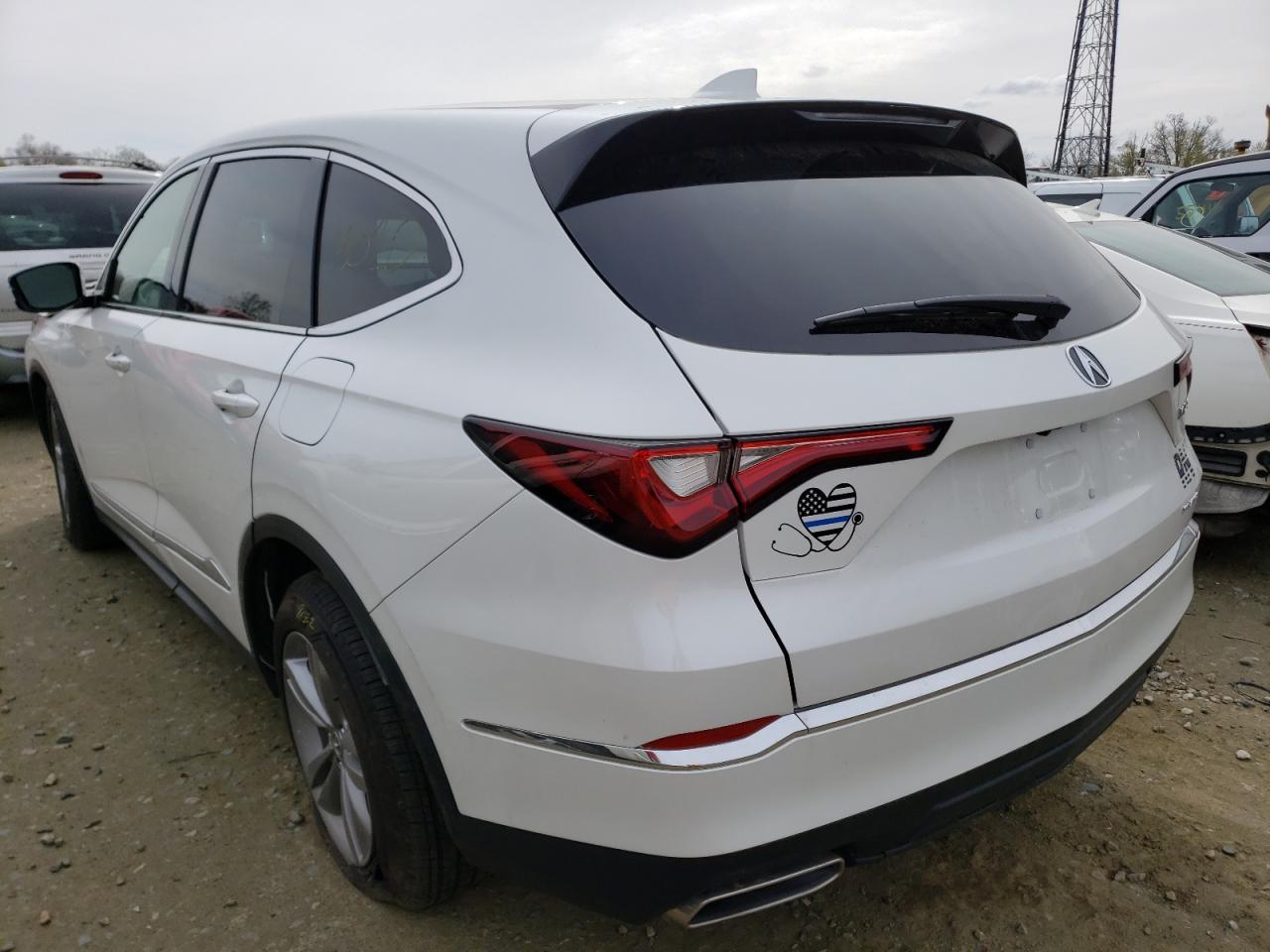 Photo 3 from auction – 2022 ACURA MDX with VIN 5J8YE1H39NL043171