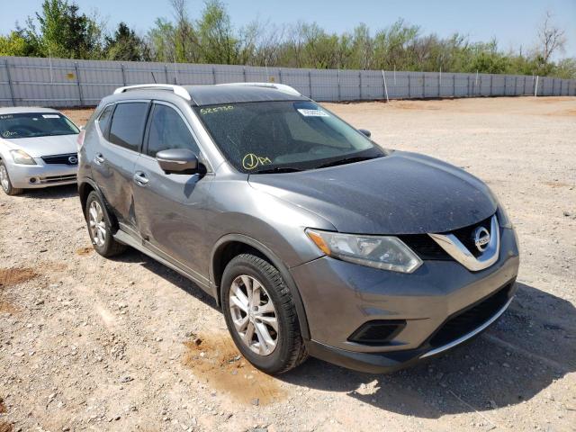 NISSAN ROGUE S 2015 with VIN KNMAT2MV1FP525730 - Photo from auction
