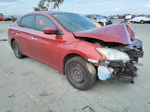 NISSAN SENTRA S 2015 with VIN 3N1AB7AP0FY356775 - Photo from auction