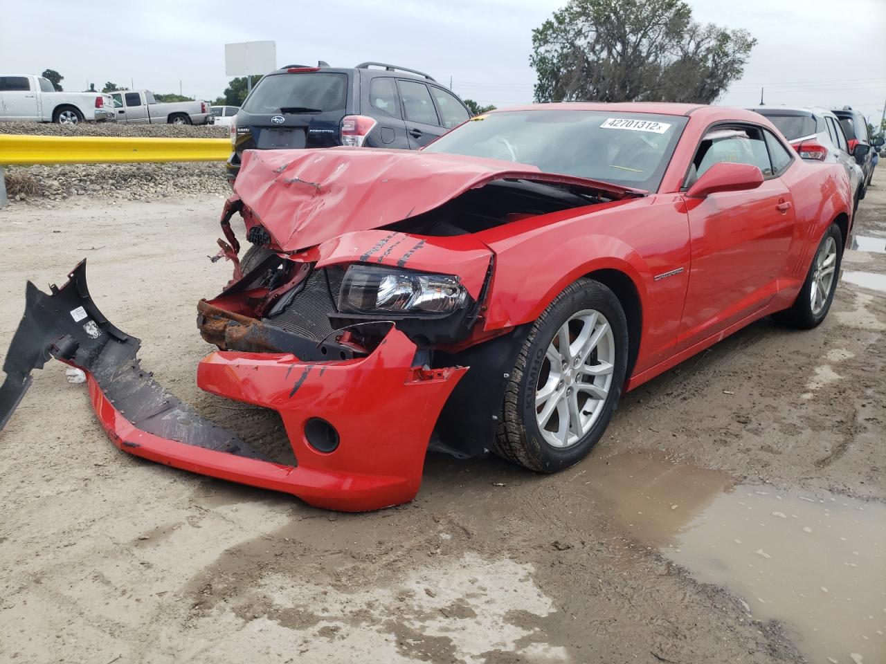 Photo 2 from auction – 2015 CHEVROLET CAMARO LT with VIN 2G1FD1E35F9283204