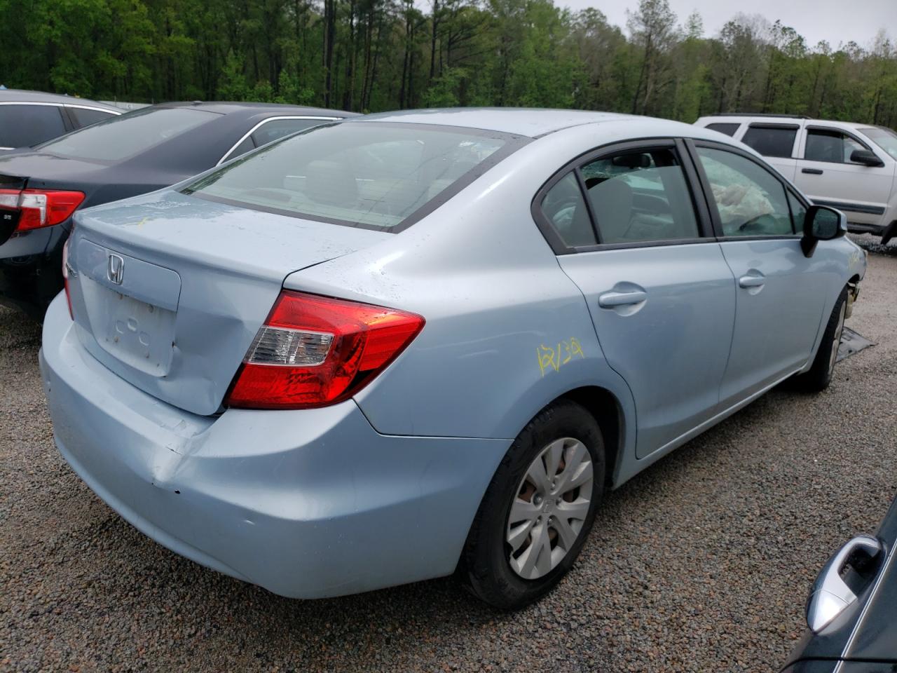 Photo 4 from auction – 2012 HONDA CIVIC LX with VIN 19XFB2F52CE310133