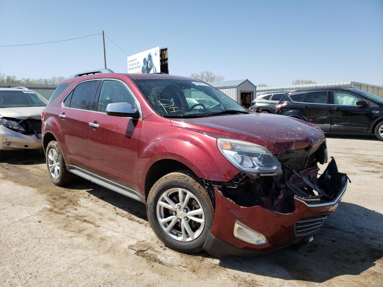 CHEVROLET EQUINOX PR 2017 with VIN 2GNALDEK7H1534097 - Photo from auction