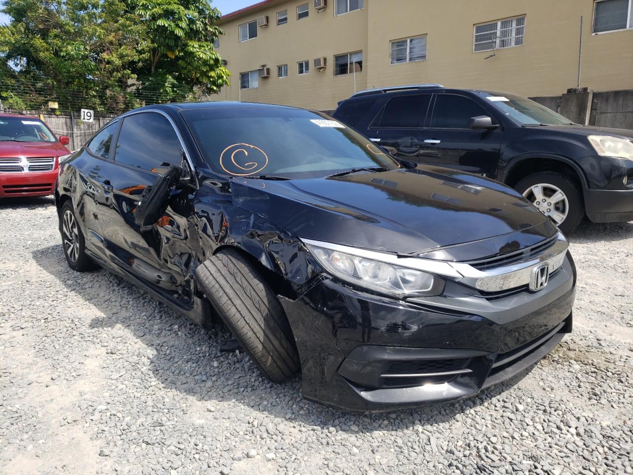 HONDA CIVIC LX 2016 with VIN 2HGFC4B01GH310784 - Photo from auction