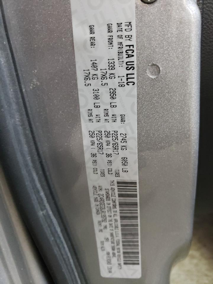 Photo 10 from auction – 2018 DODGE GRAND CARA with VIN 2C4RDGEG9JR195792