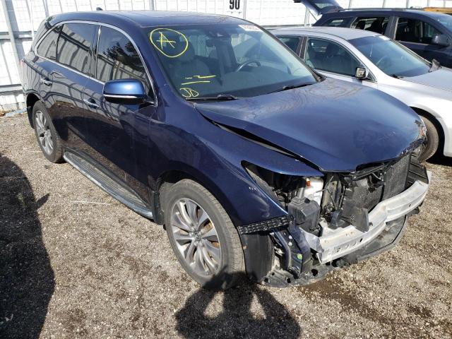 ACURA MDX TECHNO 2016 with VIN 5FRYD4H44GB507502 - Photo from auction