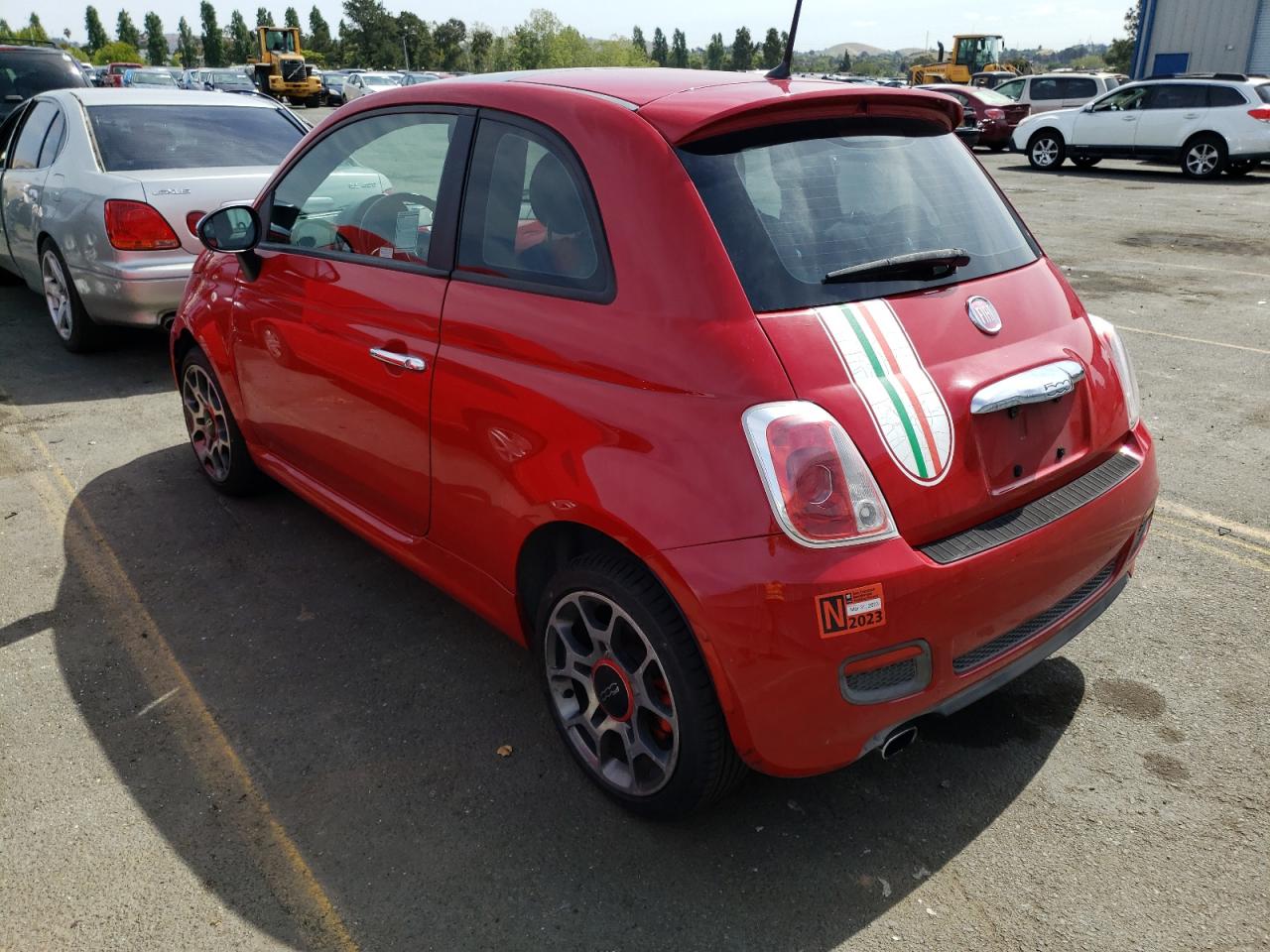 Photo 3 from auction – 2012 FIAT 500 SPORT with VIN 3C3CFFBR9CT123737