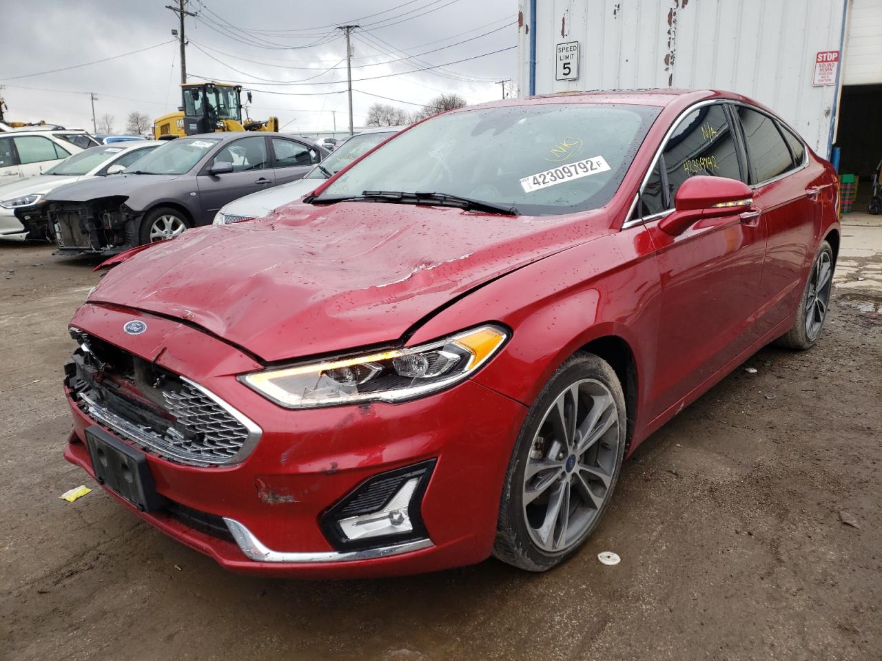 Photo 2 from auction – 2020 FORD FUSION TIT with VIN 3FA6P0K91LR119669