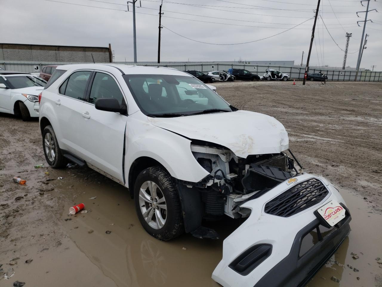 CHEVROLET EQUINOX LS 2017 with VIN 2GNALBEK2H1552222 - Photo from auction