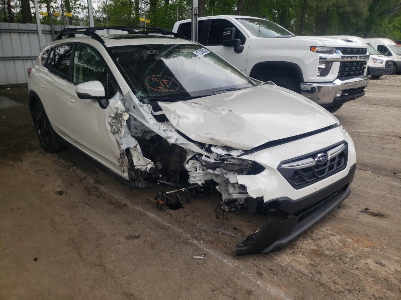SUBARU CROSSTREK 2021 with VIN JF2GTHMC9M8327756 - Photo from auction