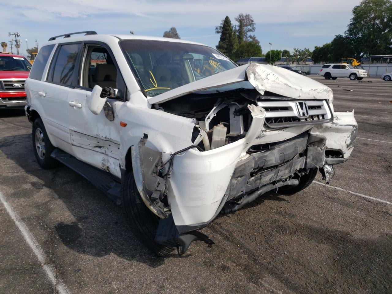HONDA PILOT EX 2006 with VIN 5FNYF28486B049364 - Photo from auction