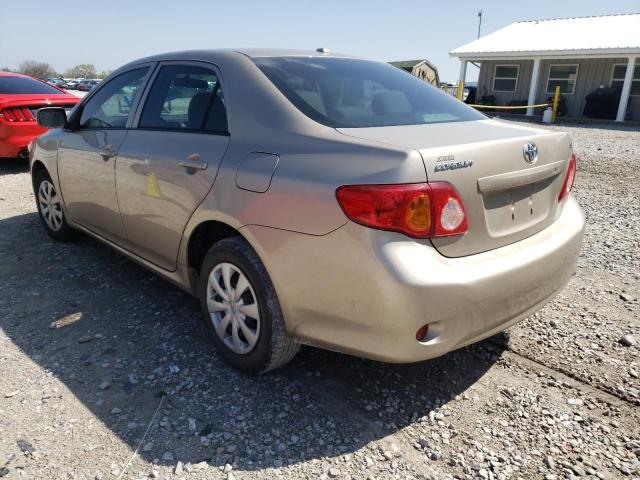 Photo 3 from auction – 2009 TOYOTA COROLLA BA with VIN 1NXBU40E59Z019760