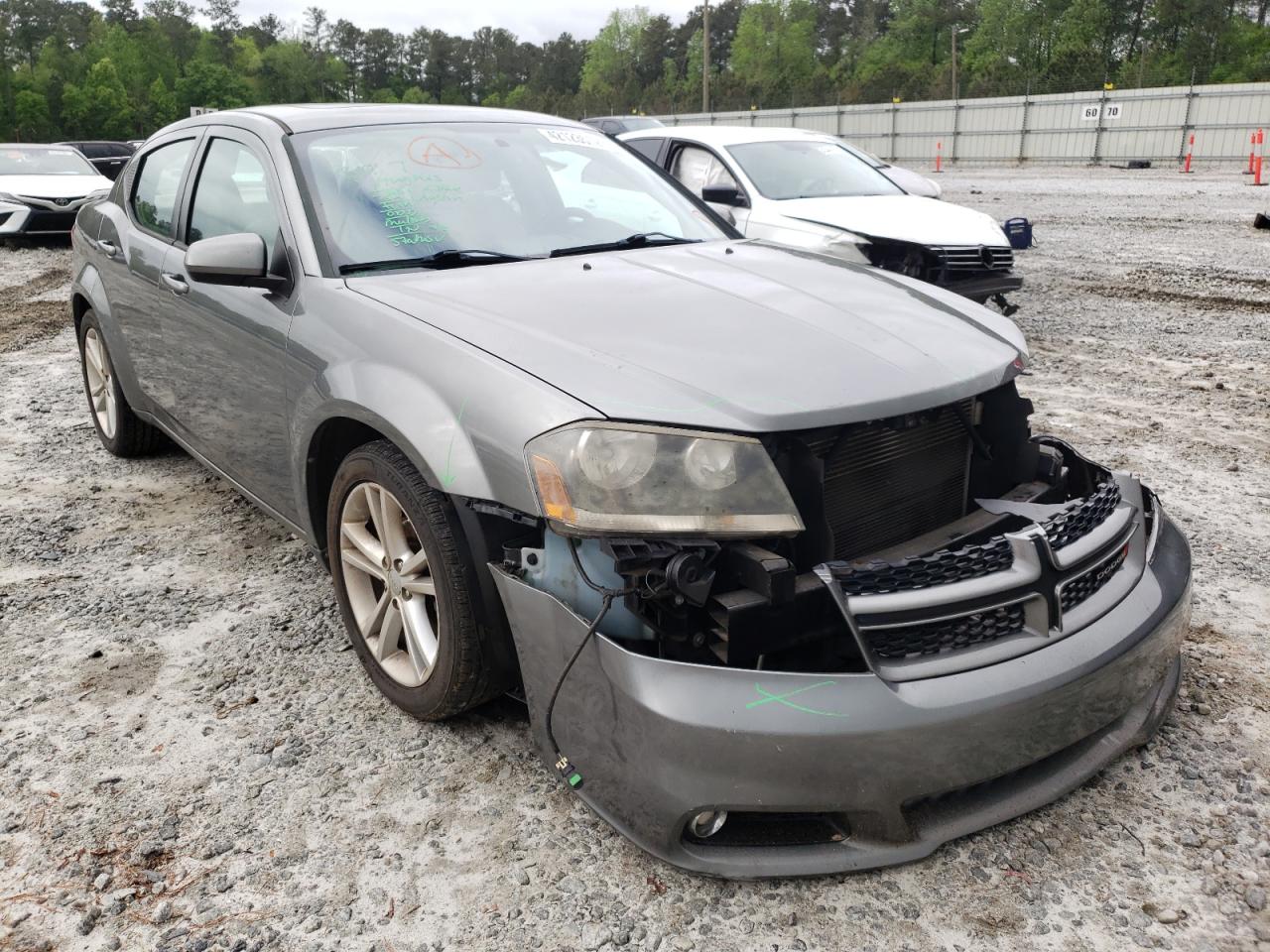 DODGE AVENGER SX 2013 with VIN 1C3CDZCB0DN621464 - Photo from auction