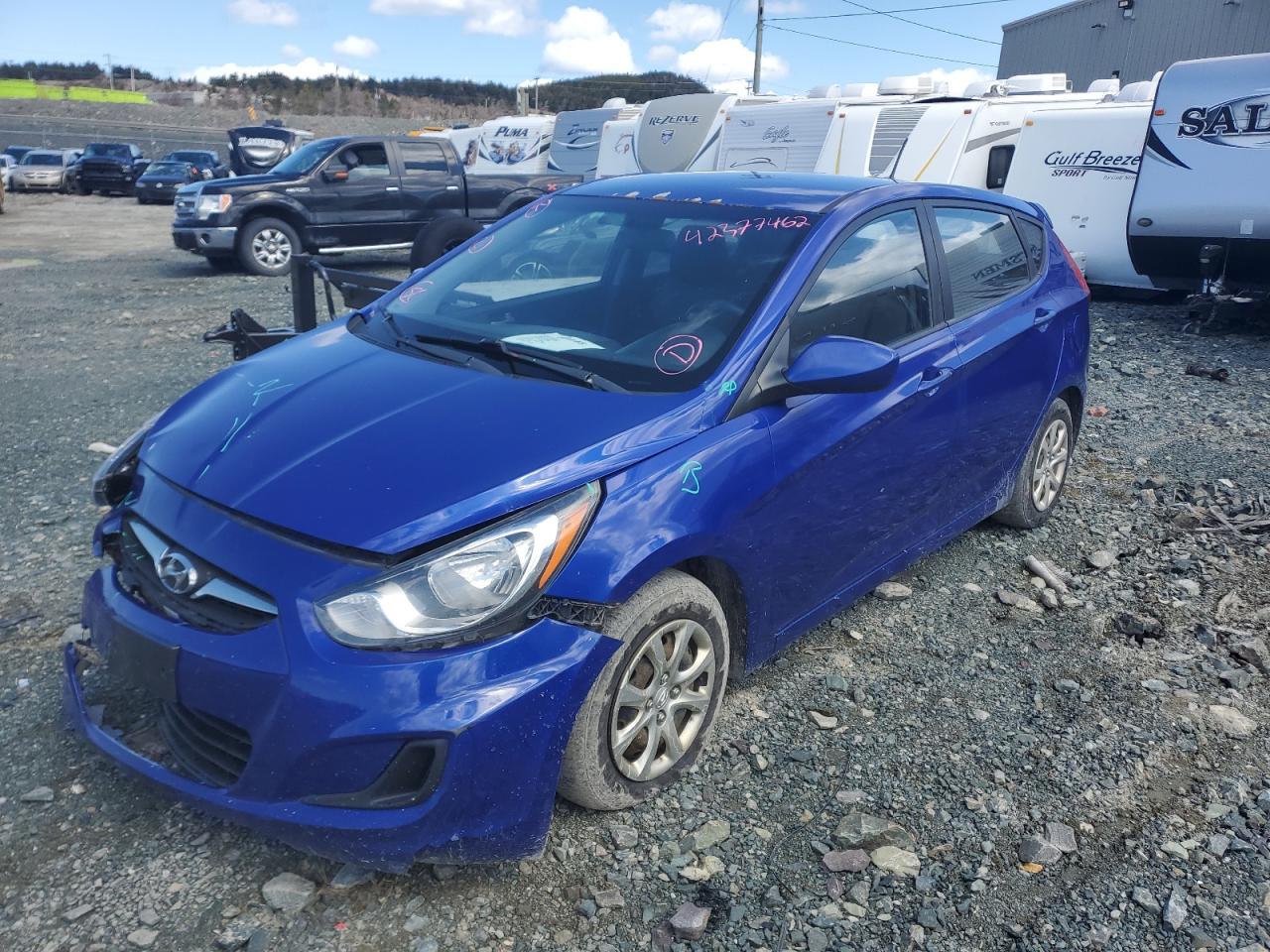 Photo 2 from auction – 2012 HYUNDAI ACCENT GLS with VIN KMHCT5AE3CU014222