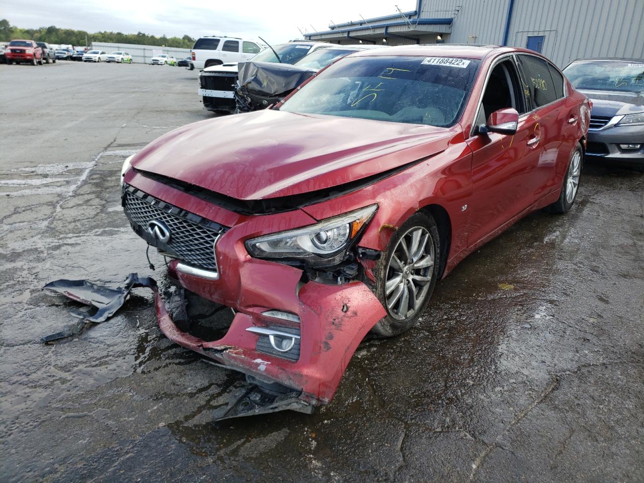 Photo 2 from auction – 2014 INFINITI Q50 BASE with VIN JN1BV7AP7EM687348
