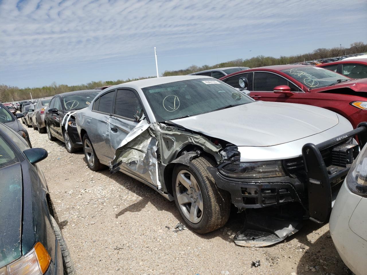 DODGE CHARGER PO 2021 with VIN 2C3CDXAT3MH652183 - Photo from auction