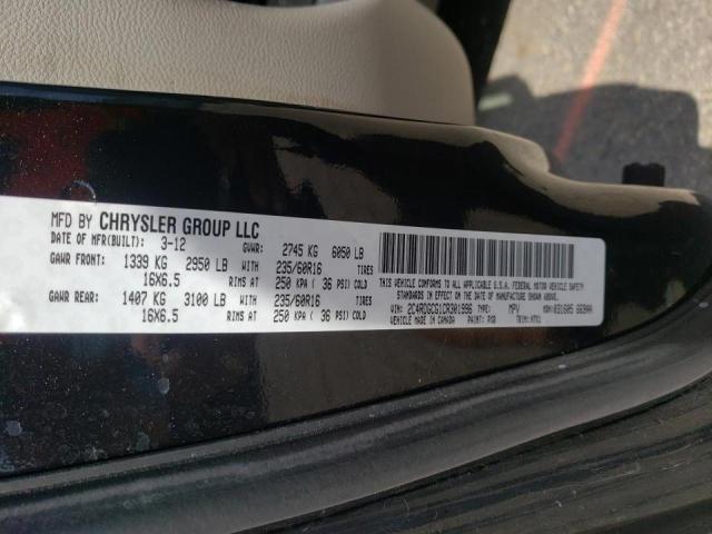 Photo 10 from auction – 2012 DODGE GRAND CARA with VIN 2C4RDGCG1CR301996